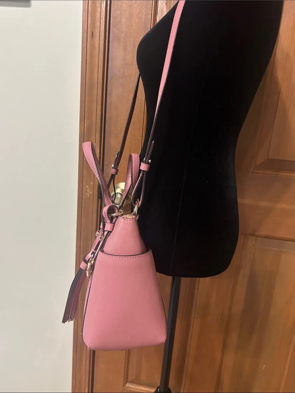 Michael Kors Sullivan Small Saffiano Leather Top-Zip Tote Bag like new